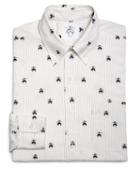 Brooks Brothers Fleece Embroidered Button-down Shirt