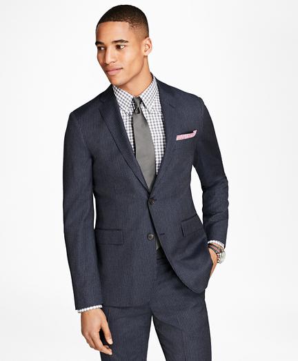 Brooks Brothers Pinstripe Wool Suit Jacket