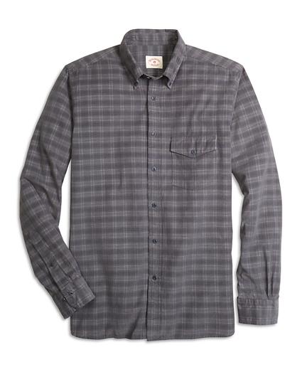 Brooks Brothers Plaid Corduroy Sport Shirt