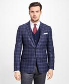 Brooks Brothers Men's Regent Fit Multi-windowpane Flannel Sport Coat