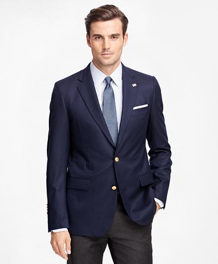 Brooks Brothers Fitzgerald Fit Flannel  Two-button 1818 Blazer