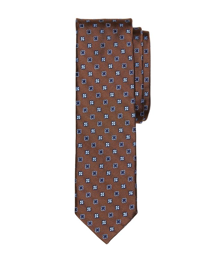 Brooks Brothers Men's Alternating Flower Slim Tie