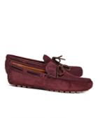 Brooks Brothers Suede Tie Driving Moccasins