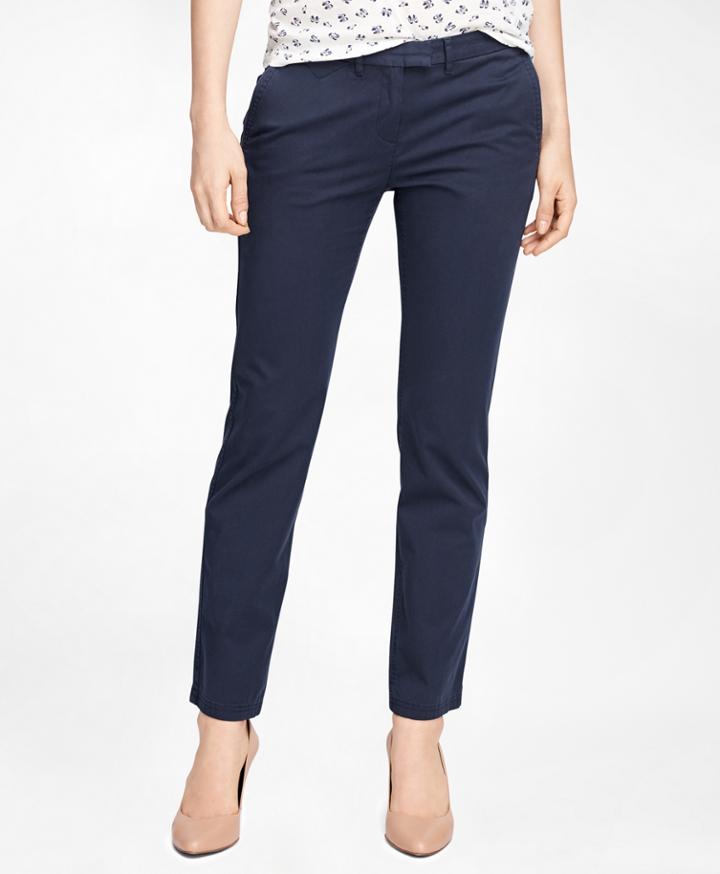 Brooks Brothers Women's Skinny Stretch Cotton Chinos