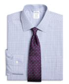 Brooks Brothers Men's Slim Fitted Dress Shirt, Non-iron Parquet Check
