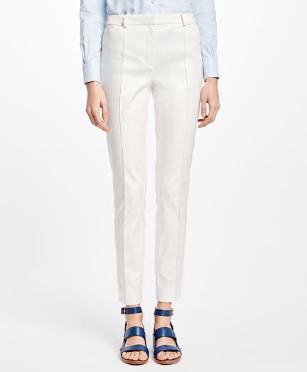 Brooks Brothers Petite Stretch Cotton Twill Pants