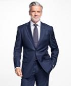 Brooks Brothers Men's Madison Fit Saxxon Wool Double Pinstripe 1818 Suit