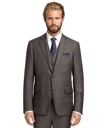 Brooks Brothers Regent Fit Tic Three-piece 1818 Suit