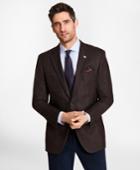 Brooks Brothers Men's Madison Fit Saxxon Wool Herringbone With Deco Sport Coat