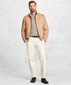 Brooks Brothers Golden Fleece Wool And Camel Hair Bomber