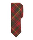 Brooks Brothers Men's Wool Tartan Slim Tie