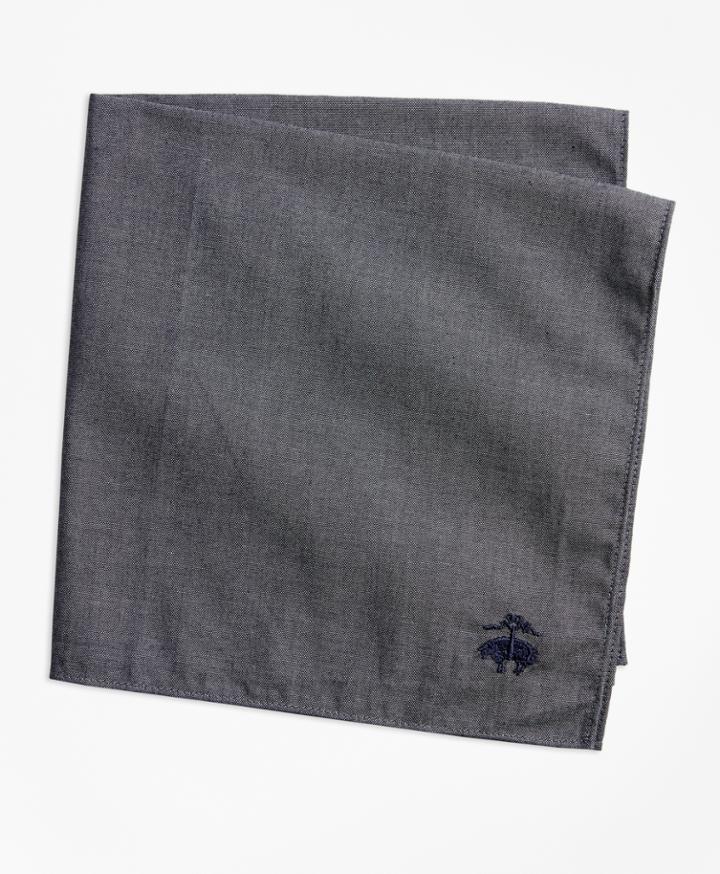 Brooks Brothers Men's Cotton Pocket Square