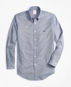 Brooks Brothers Men's Madison Fit End-on-end Brushed Oxford Sport Shirt