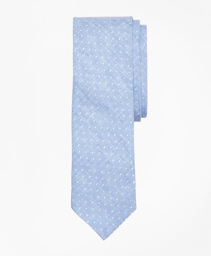 Brooks Brothers Chambray Dobby Linen Tie