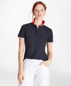 Brooks Brothers Slim-fit Cotton Pique Contrast-collar Polo Shirt