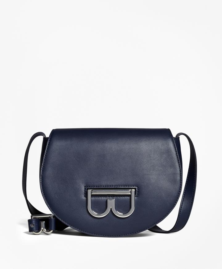 Brooks Brothers Women's Leather Shana Crossbody Saddlebag