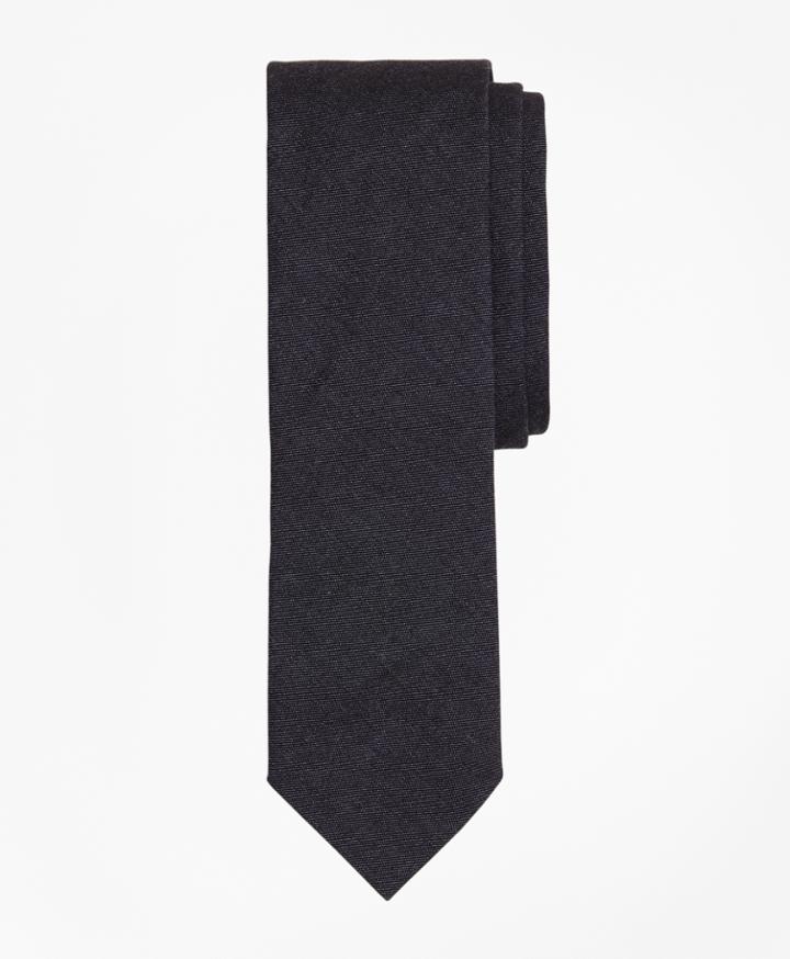 Brooks Brothers Men's Indigo Cotton Twill Tie