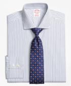 Brooks Brothers Men's Regular Fit Alternating Track Stripe Dress Shirt