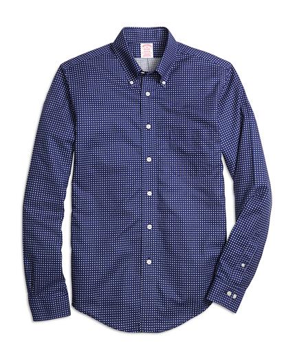 Brooks Brothers Madison Fit Daisy Print Sport Shirt