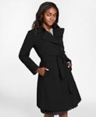 Brooks Brothers Women's Wool-blend Crepe Trench Coat