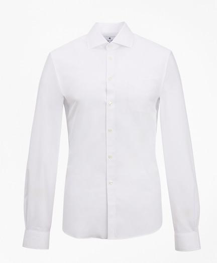 Brooks Brothers Soho Extra-slim Fit Dress Shirt, Performance Non-iron With Coolmax, English Spread Collar Broadcloth