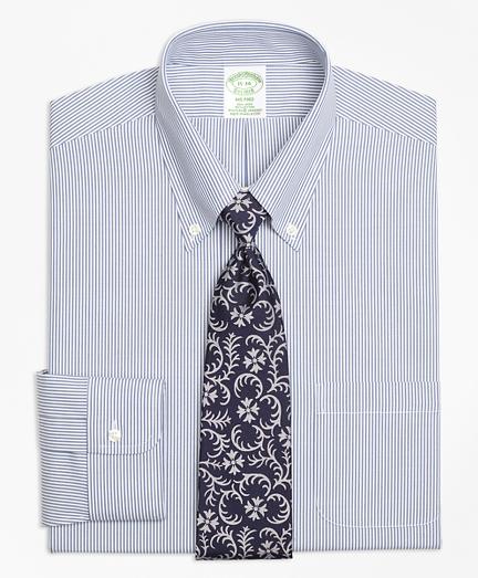 Brooks Brothers Non-iron Milano Fit Candy Stripe Stretch Dress Shirt