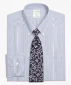 Brooks Brothers Non-iron Milano Fit Candy Stripe Stretch Dress Shirt
