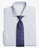 Brooks Brothers Men's Extra Slim Fit Slim-fit Dress Shirt, Alternating Track Stripe