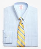 Brooks Brothers Men's Non-iron Regular Fit Dobby Gingham Dress Shirt