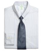 Brooks Brothers Non-iron Milano Fit Triple Stripe Dress Shirt