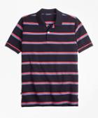 Brooks Brothers Double Stripe Pique Polo Shirt