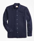 Brooks Brothers Indigo-dyed Dotted Dobby Sport Shirt