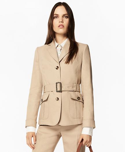 Brooks Brothers Linen-blend Safari Jacket