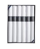 Brooks Brothers Men's Cigar-rolled Handkerchiefs-6pk