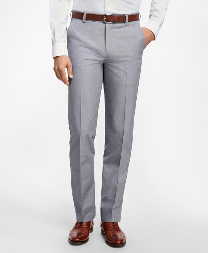 Brooks Brothers Men's Clark Fit Micro-stripe Advantage Chinos