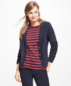 Brooks Brothers Women's Wool-blend V-neck Cardigan
