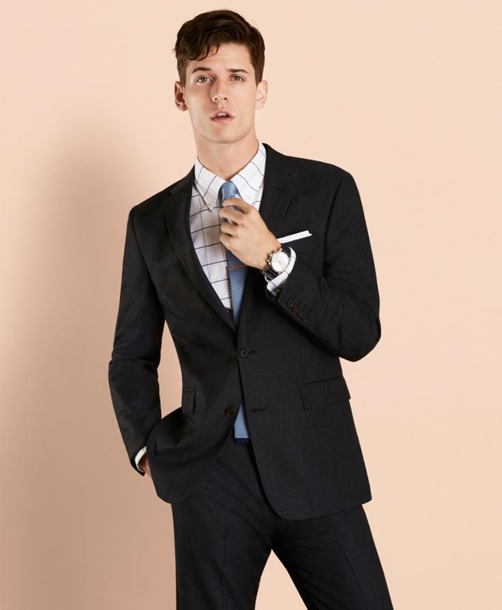 Brooks Brothers Men's Wool-blend Twill Suit Jacket
