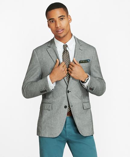 Brooks Brothers Herringbone Two-button Sport Coat