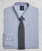 Brooks Brothers Men's Golden Fleece Extra Slim Fit Slim-fit Dress Shirt, Button-down Collar Micro-ground-stripe