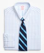 Brooks Brothers Traditional Relaxed-fit Dress Shirt, Non-iron Windowpane