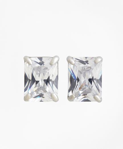 Brooks Brothers Pierced Square Stud Earrings