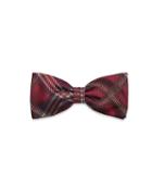 Brooks Brothers Tartan Plaid Pre-tied Bow Tie