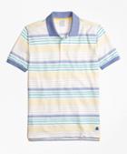 Brooks Brothers Original Fit Supima Cotton Pique Multi-stripe Polo Shirt