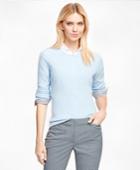 Brooks Brothers Women's Cashmere Cable Crewneck Sweater