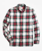 Brooks Brothers Men's Royal Tartan Brushed-cotton Flannel Sport Shirt