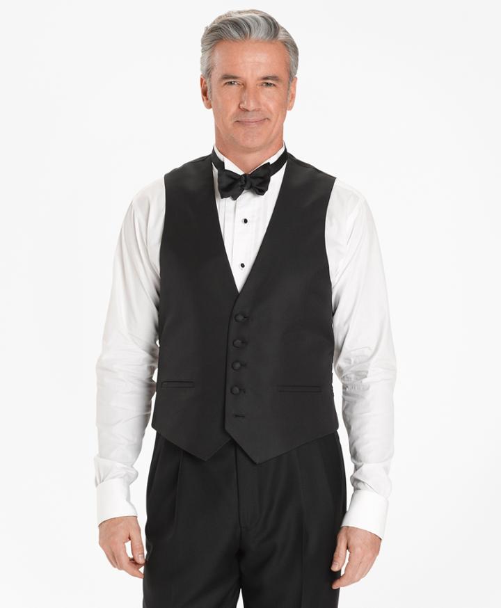 Brooks Brothers Men's Silk Barathea Full-back Vest
