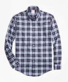 Brooks Brothers Madison Fit Plaid Flannel Sport Shirt