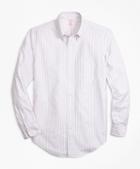 Brooks Brothers Madison Fit Oxford Outline Stripe Sport Shirt