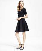 Brooks Brothers Ponte Knit Fit-and-flare Dress