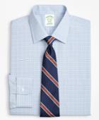 Brooks Brothers Men's Extra Slim Fit Slim-fit Dress Shirt, Non-iron Plaid Framed Overcheck